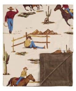 Cobija de Seguridad para Bebé Cowboy del Lejano Oeste de