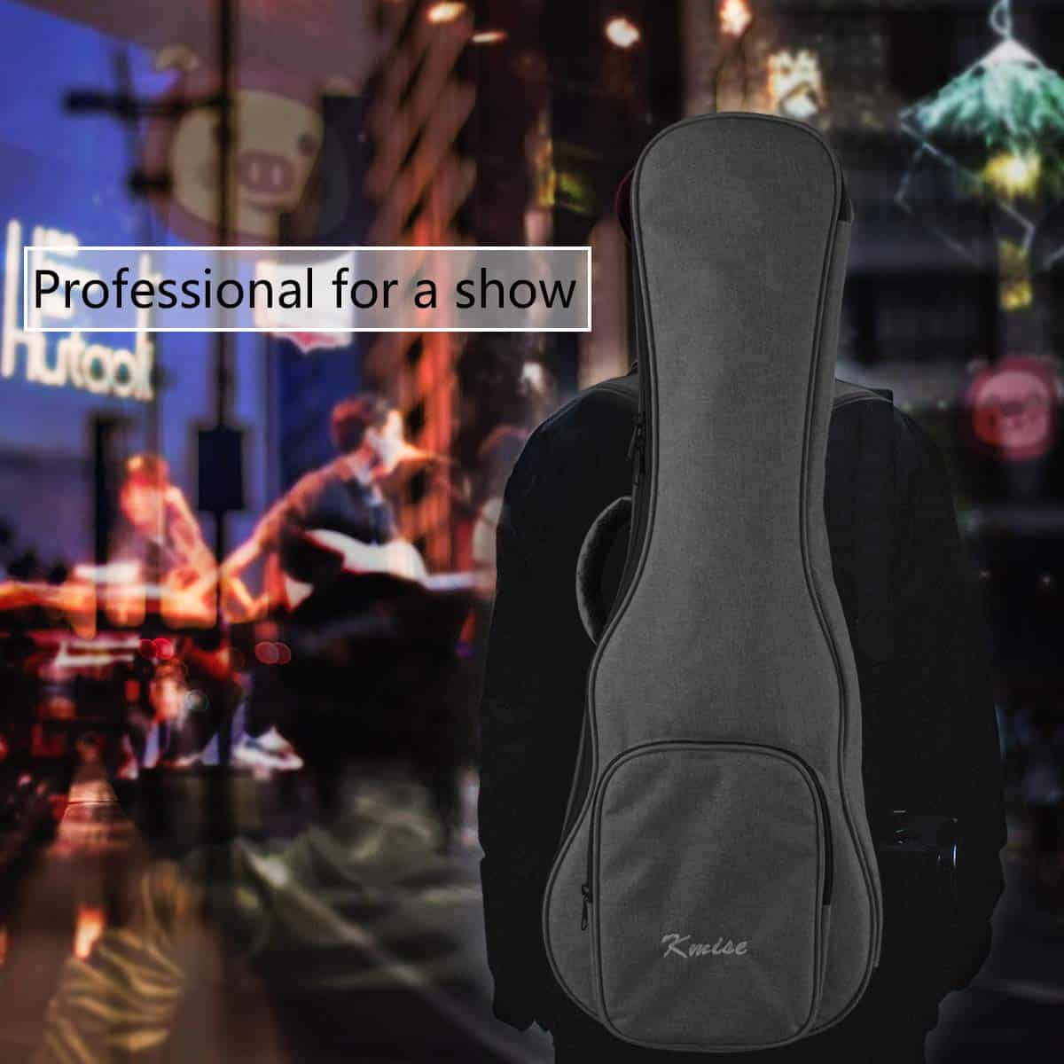 Estuche para Ukulele Kmise Soprano de 21 pulgadas con - Imagen 6