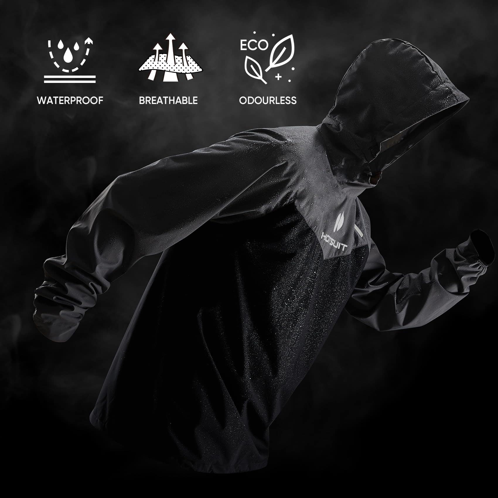 Traje de Sauna HOTSUIT para Hombre Chaqueta Pantalón - Imagen 5