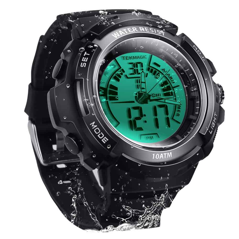 Reloj de Buceo Digital TEKMAGIC Resistente al Agua 10 ATM