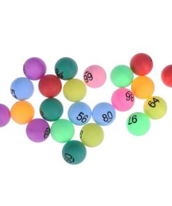Pelotas de Tenis de Mesa Variadas Numeradas del 1 al 150