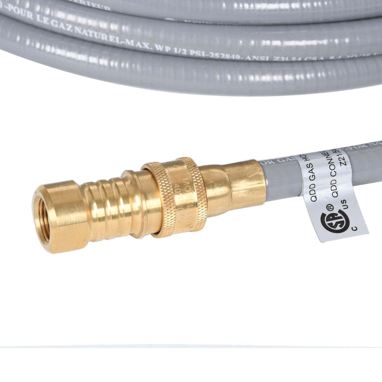 Manguera de gas natural de 24 pies con conectores de - Imagen 7