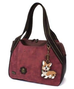 Bolso de bolos Chala - Corgi en burdeos