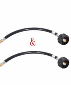 Manguera de Gas Propano de 1 Pie RV GGC con Conector QCC1 y