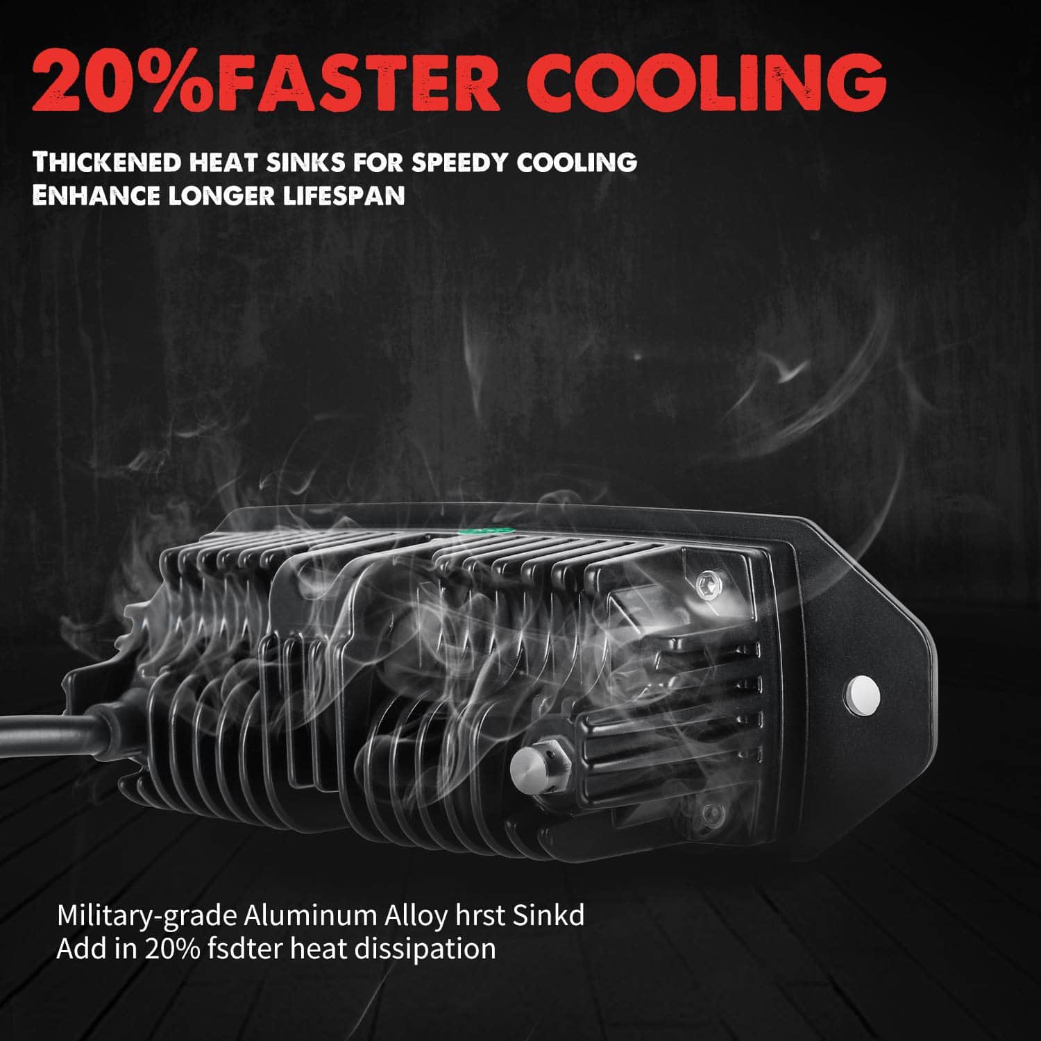 Barra de luces de trabajo LED de 40W EBESTauto - Faros LED - Imagen 6