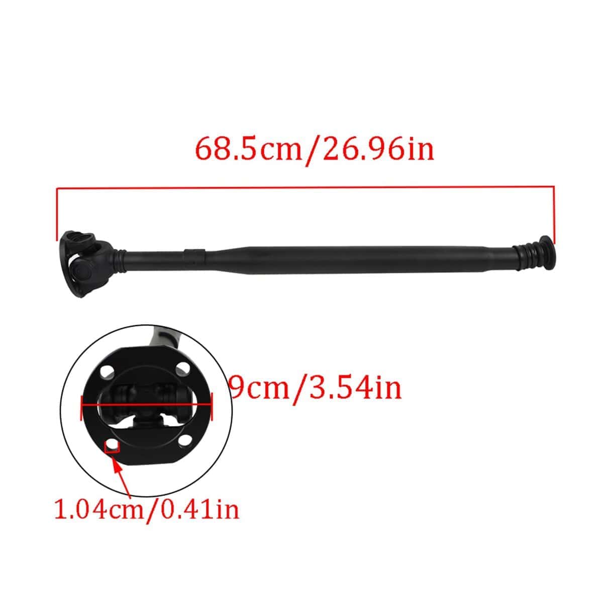 Eje de transmisión delantero labwork 2044106701 Reemplazo - Imagen 4