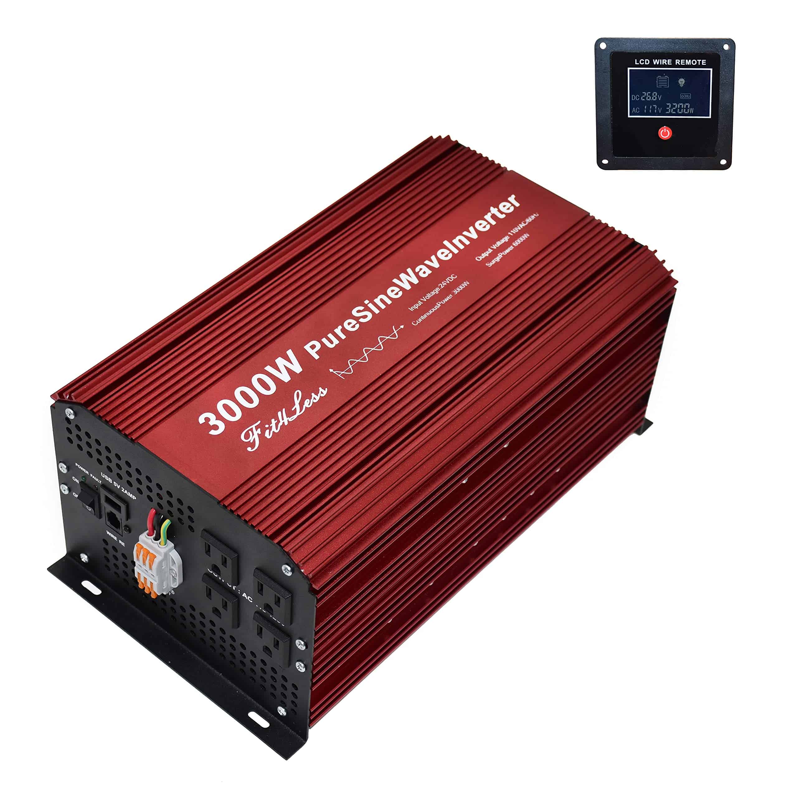 Inversor de Potencia de Salida 3000W con Cuatro Tomas de