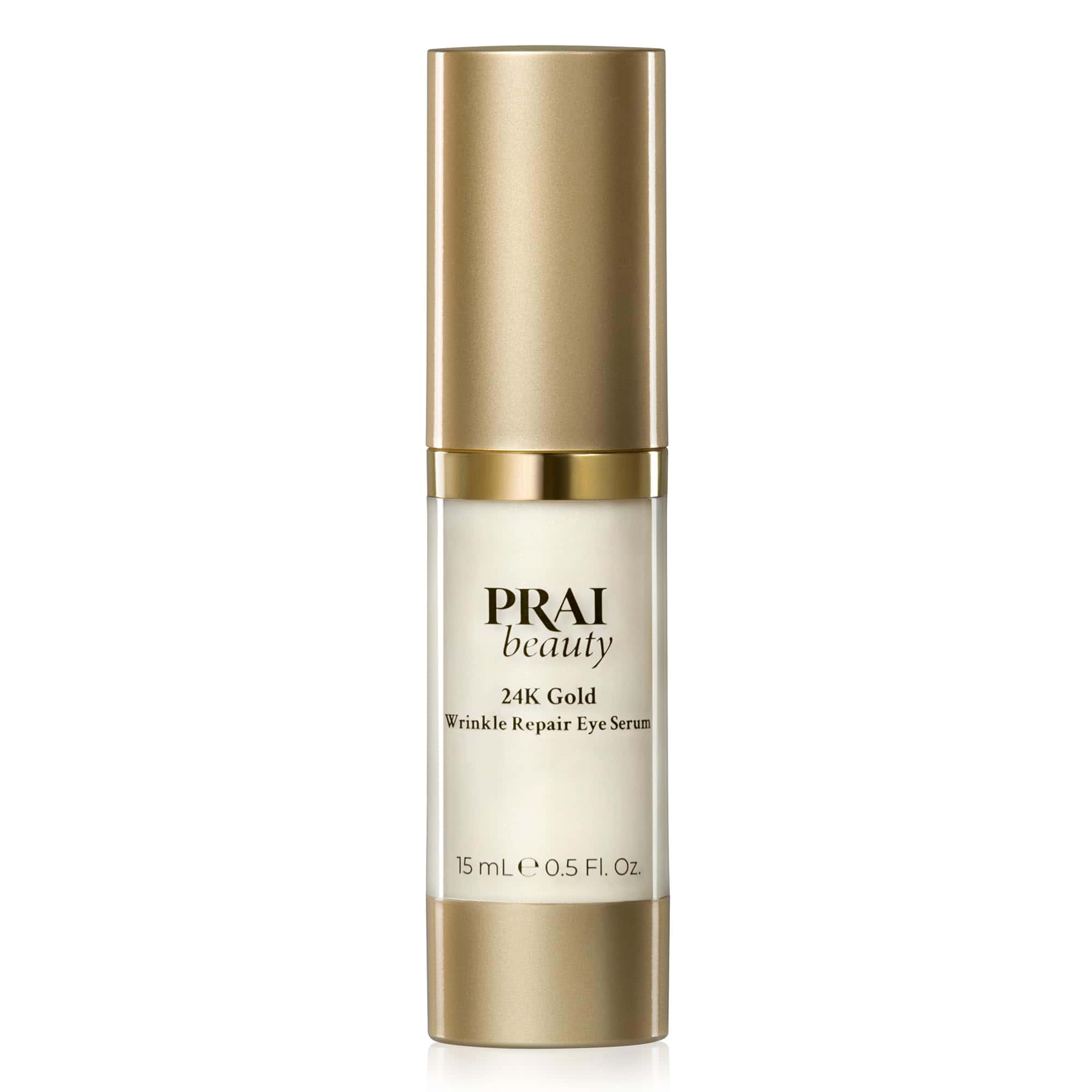 Suero para ojos PRAI Beauty 24K Gold Wrinkle Repair - Suero