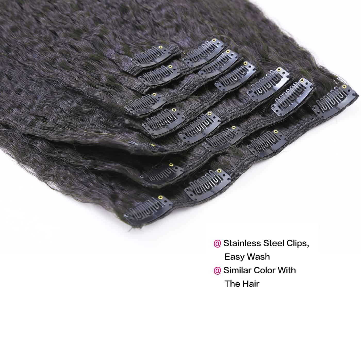 Extensiones de Cabello Clip en Cabello Humano Lacerhair - Imagen 5