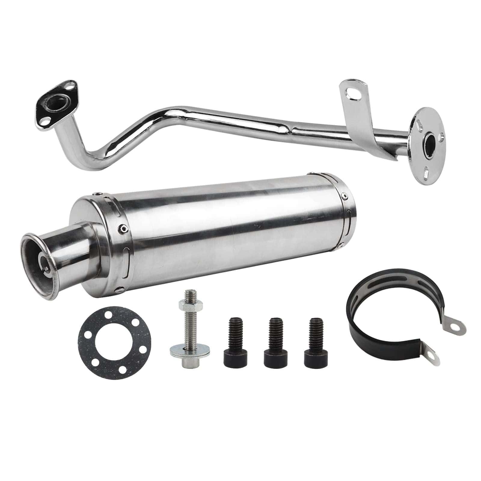 Escape FLYPIG 88x300mm Silenciador de Escape para Scooters - Imagen 9