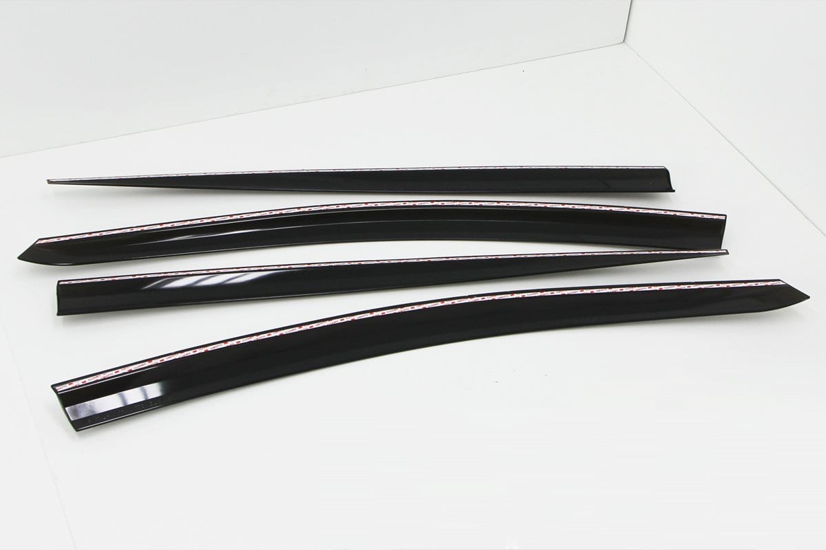 AUTOCLOVER Tape-On Rain Guards Window Visors 4 -Ahumado 2014 - Imagen 3