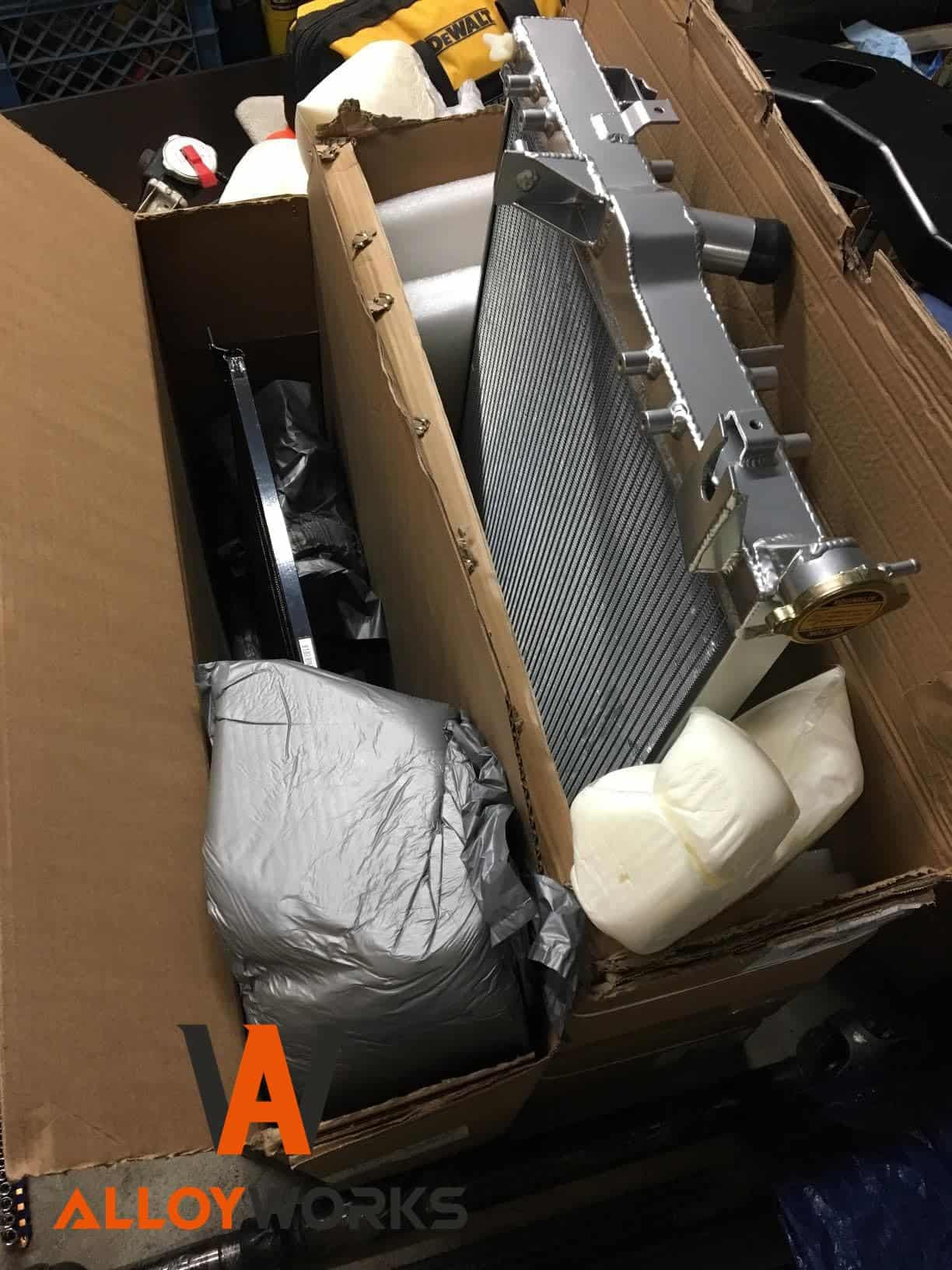 Radiador completo de aluminio de 3 filas ALLOYWORKS para - Imagen 7