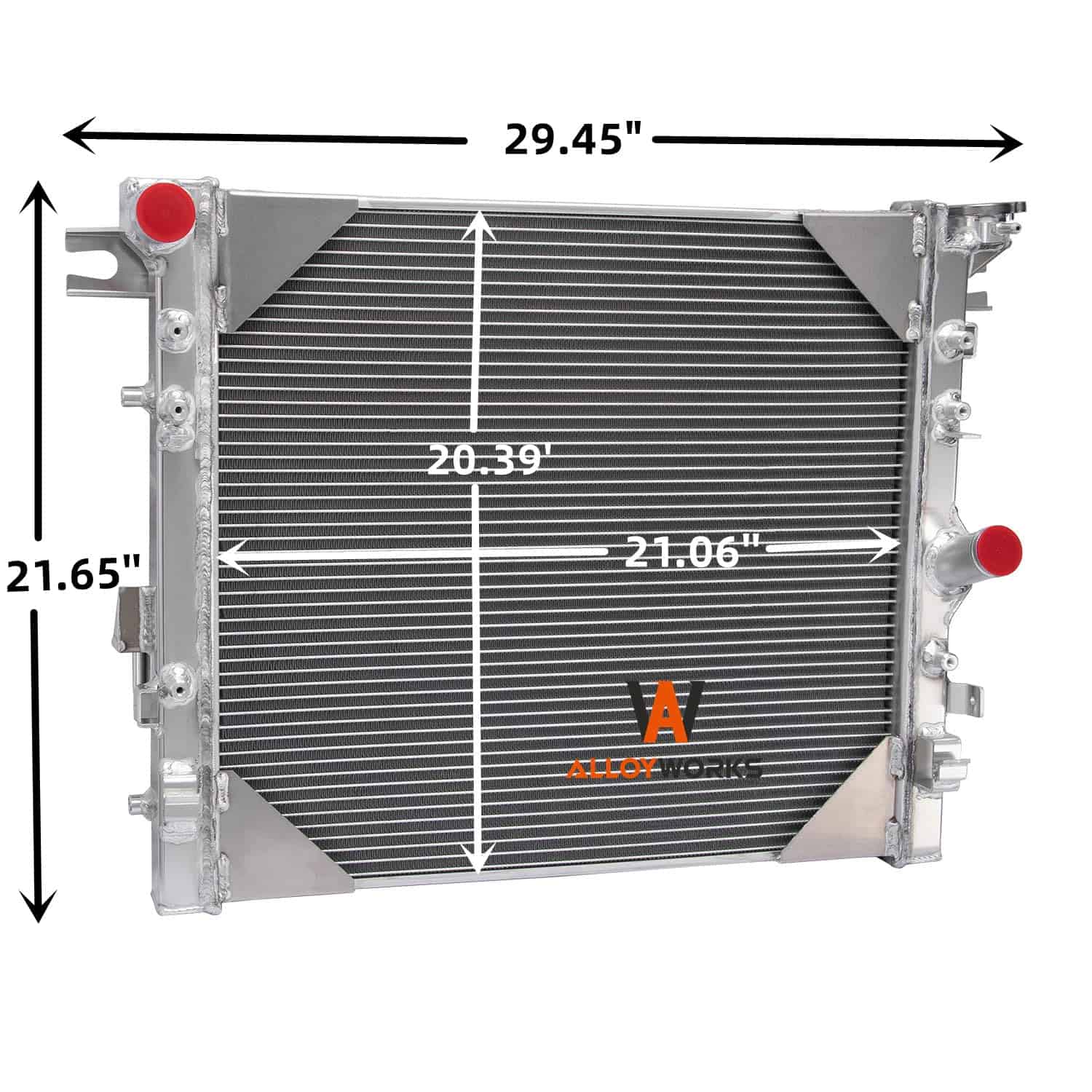 Radiador completo de aluminio de 3 filas ALLOYWORKS para - Imagen 4