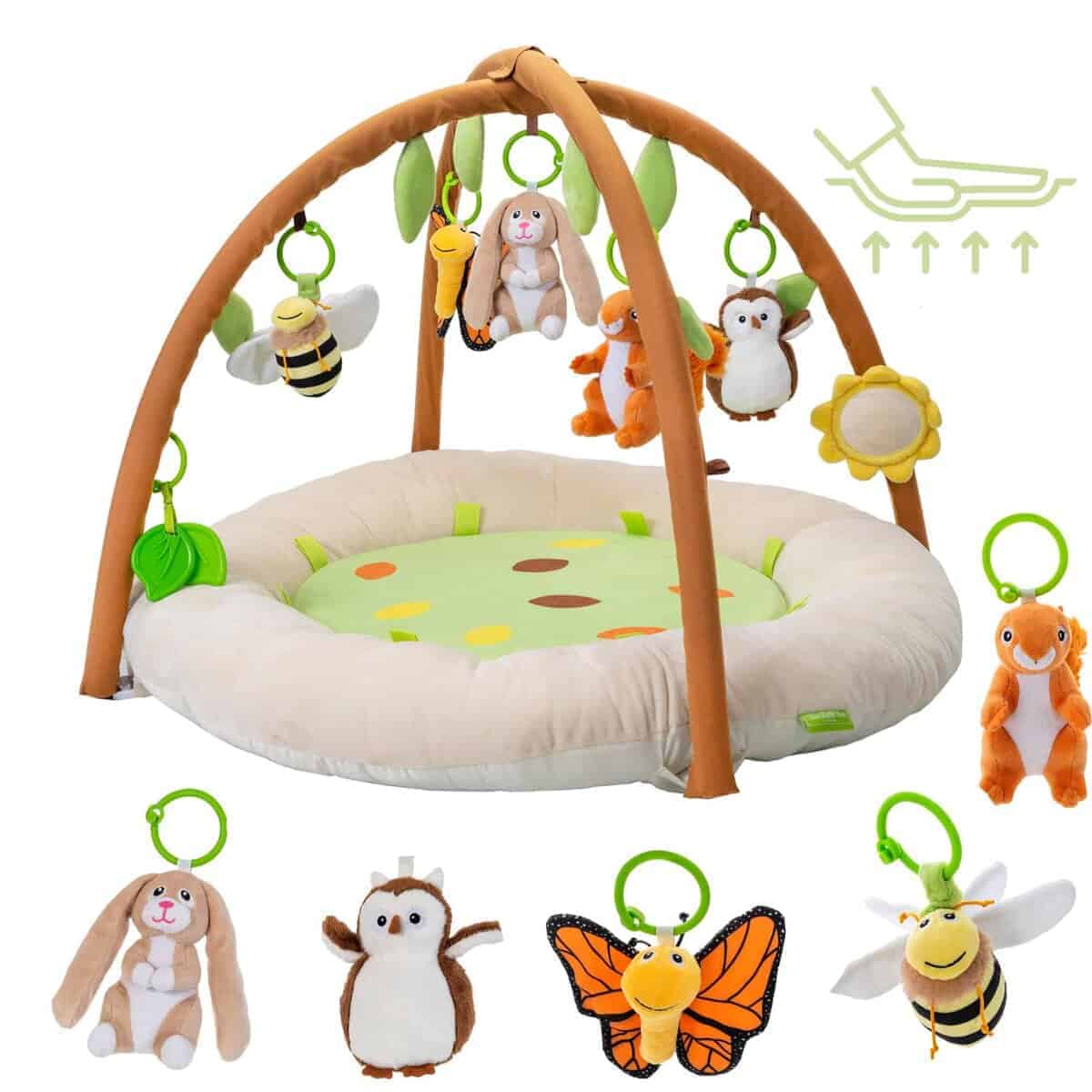 Gimnasio de juegos para bebés Two Little Feet, Colchoneta
