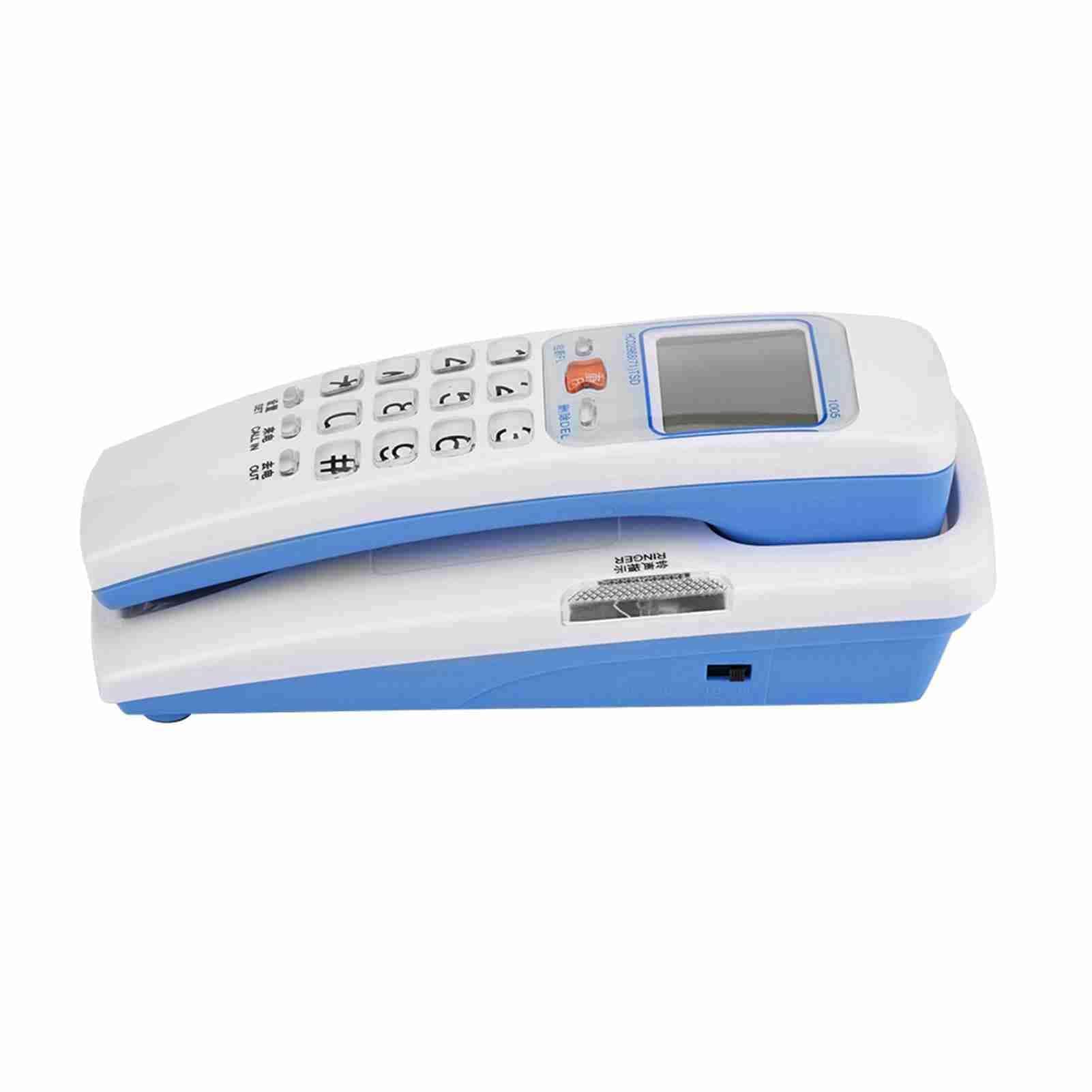 Teléfono Fijo, FSK/DTMF Teléfono de línea fija Caller ID - Imagen 9