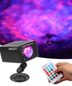 Proyector de Onda de Agua de Navidad KOOT, Luz de Fiesta