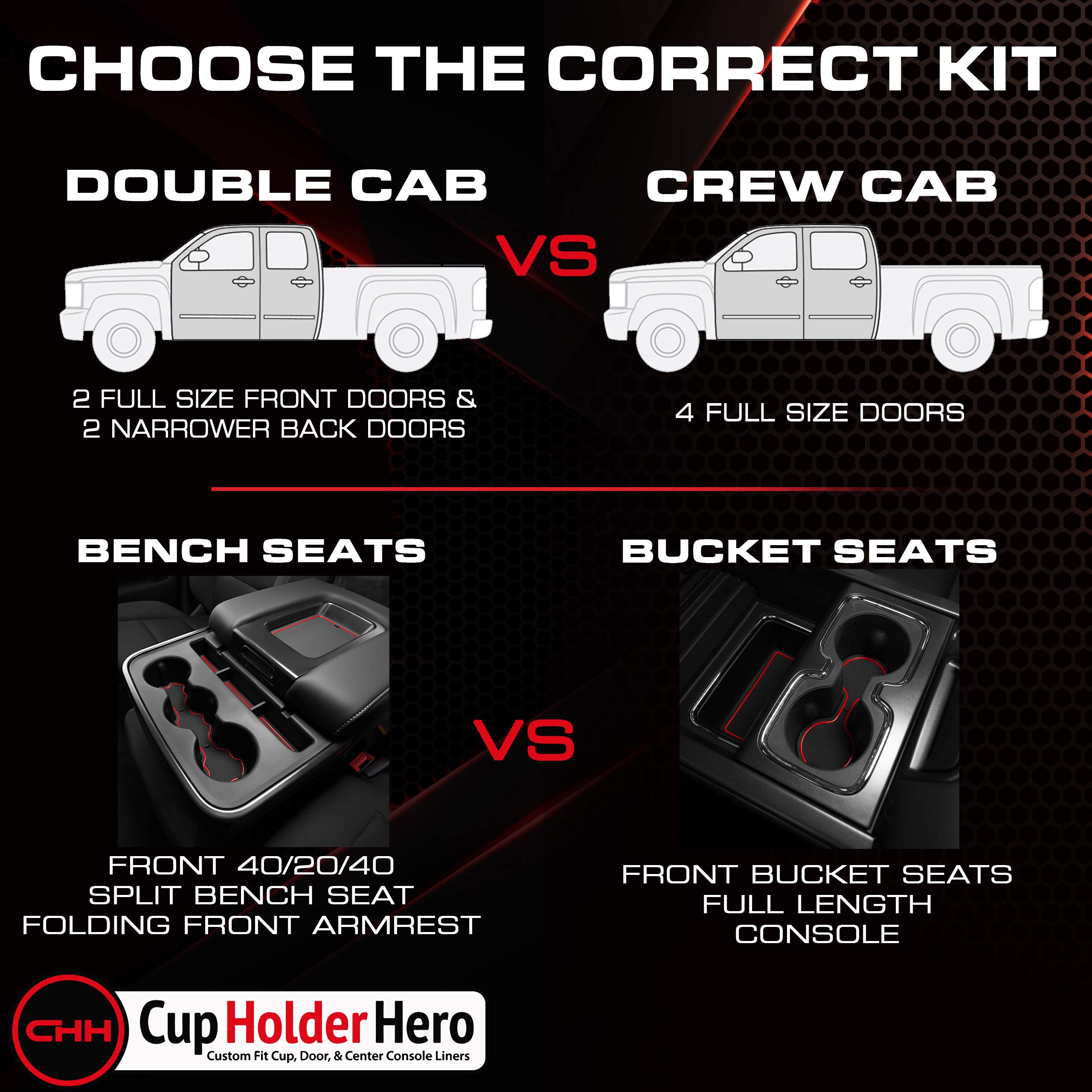 Accesorios CupHolderHero para Chevy Silverado 1500 y GMC - Imagen 6