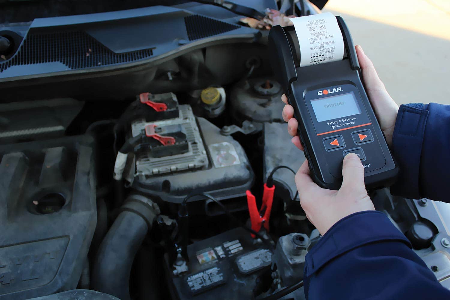 Probador de batería Clore Automotive BA227 con impresora, - Imagen 3