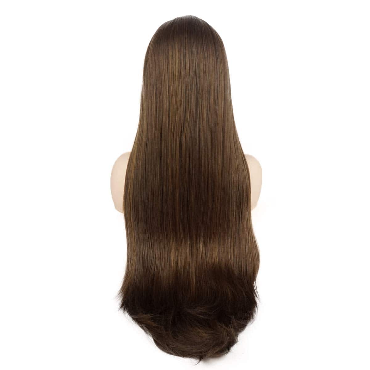 Peluca Lace Front Sintética Meiyite Pelo Liso Súper Largo - Imagen 6
