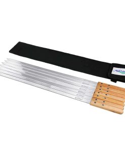 Brochetas Barbacoa BBQ de Acero Inoxidable Goutime 23 X 5/8