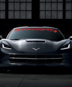 Kit de calcomanías para parabrisas de Corvette -Rojo Estilo