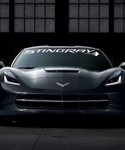 Kit de Calcomanías para Parabrisas de Corvette -Blanco