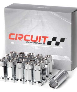 Tuerca de rueda hexagonal abierta -Cromo