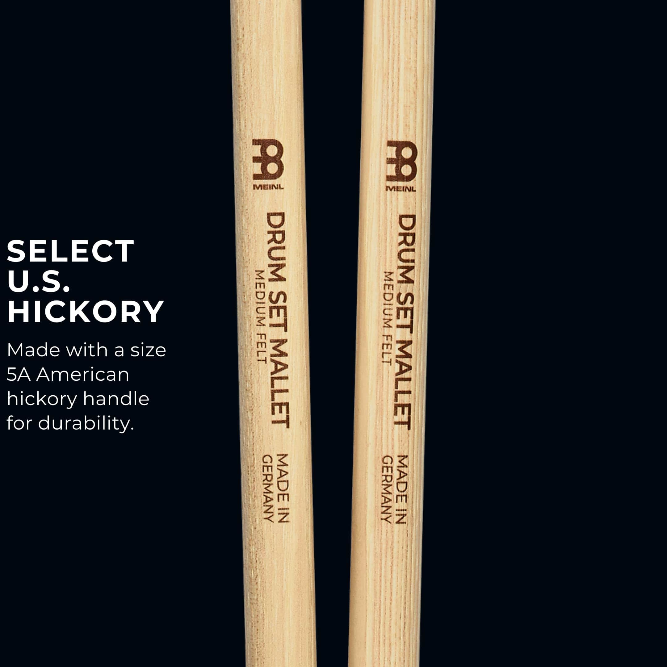 Baquetas para batería Meinl Stick & Brush con cabeza de - Imagen 5