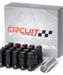 Tuerca hexagonal extendida de acero forjado para ruedas de