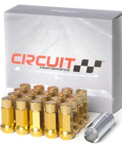 Tuerca de rueda hexagonal extendida de acero forjado de