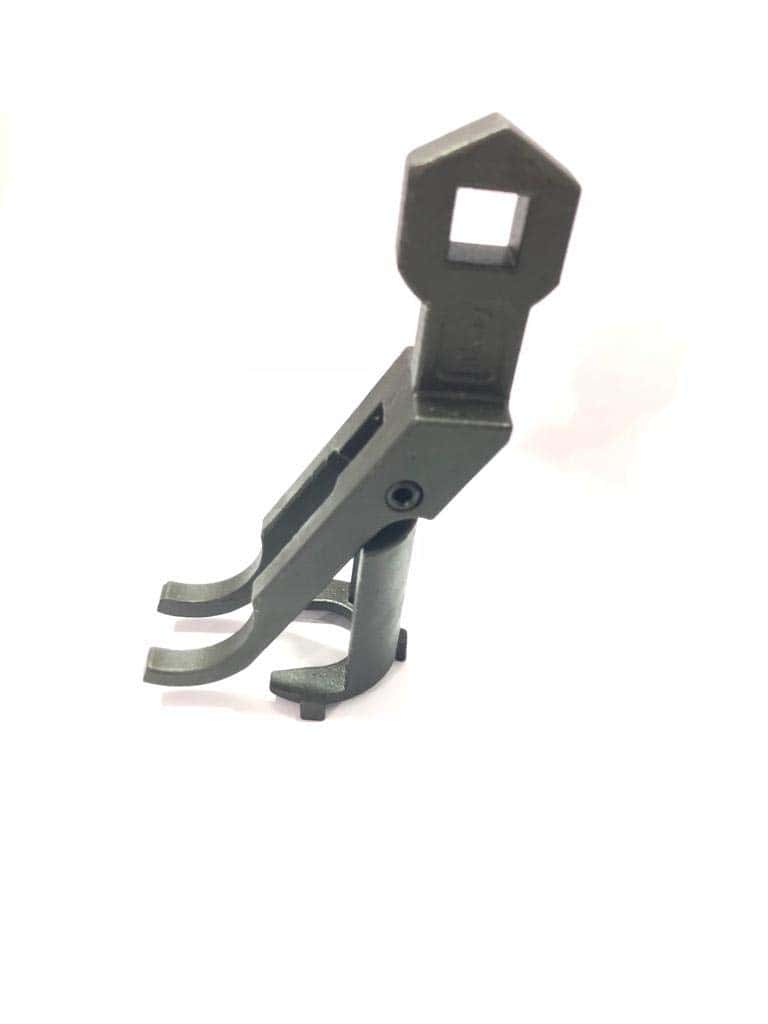 Herramienta de extracción e instalación de brazo oscilante