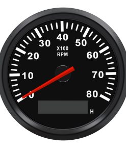 Medidor de tacómetro marino Geloo de 85 mm a prueba de agua