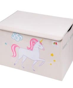 Cofre de Juguetes de Tela para Niñas y Niños Wildkin, Mide