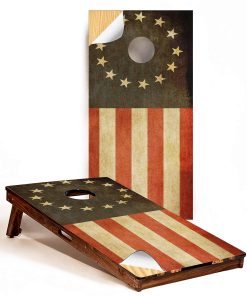 GRAPHIX EXPRESS - C290 Betsy Ross Distressed American Flag