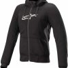 Chamarra de Motocicleta Alpinestars, Negra