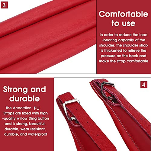 Correas de Acordeón, Correas Ajustables Suaves de PU - Imagen 5