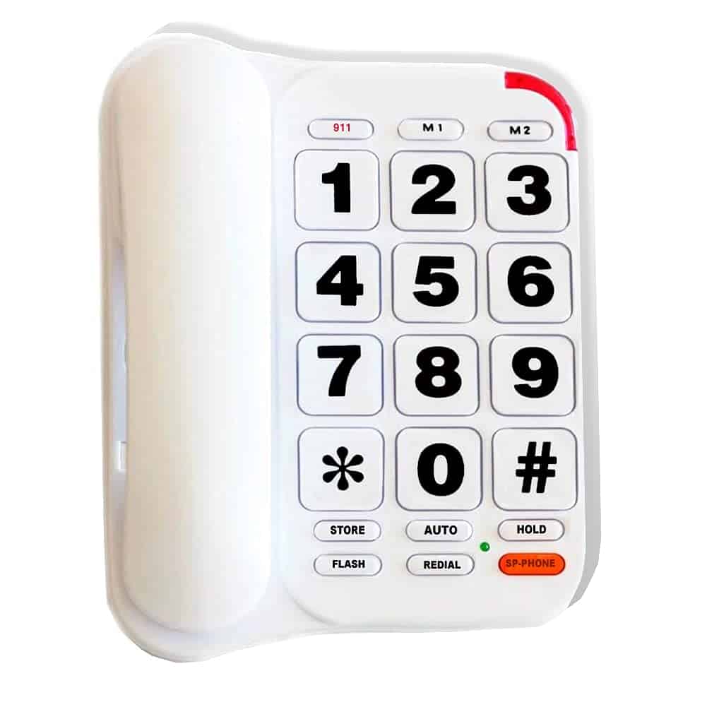 Teléfono para Ancianos HePesTer P-46 Amplificado con