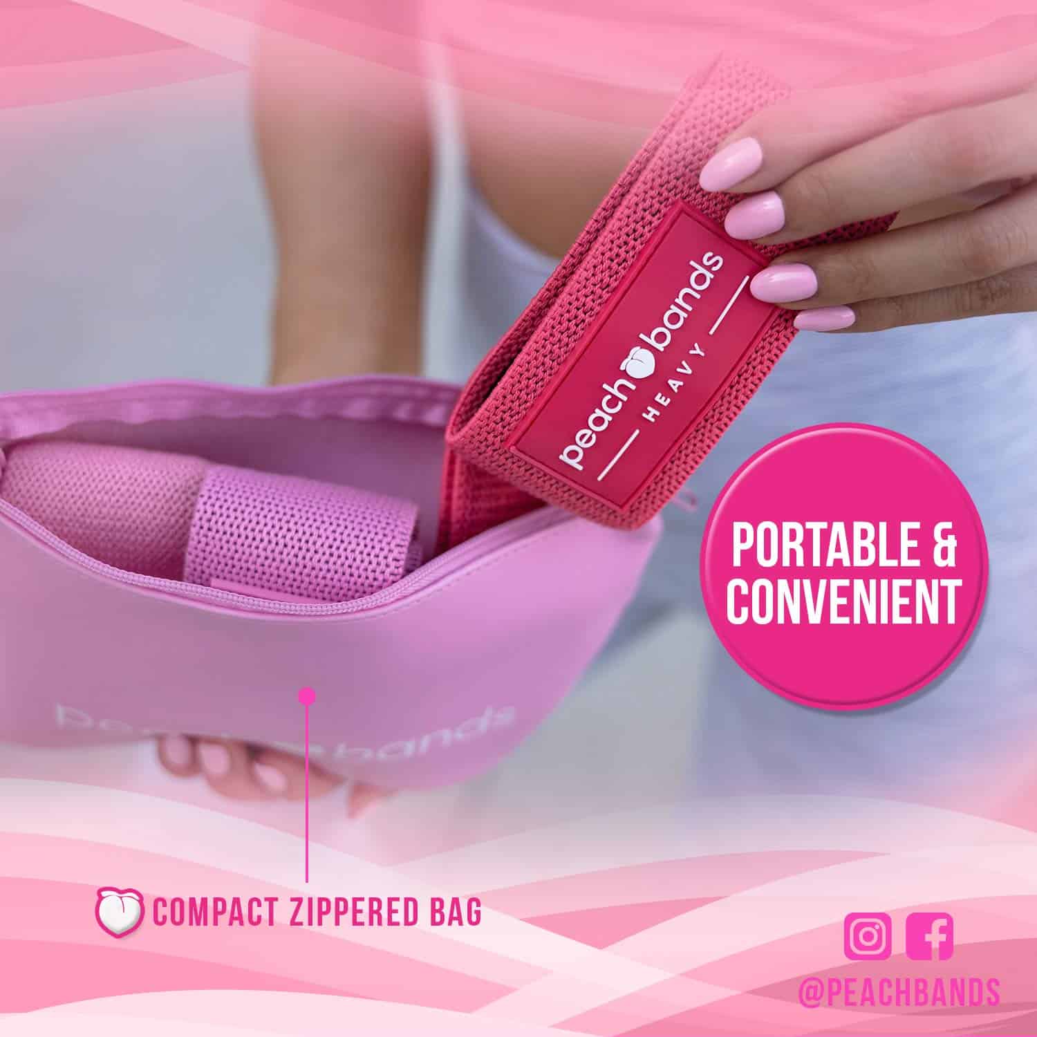 Conjunto de Bandas Peach Bands - Bandas de Resistencia de - Imagen 6