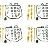 Kit de reconstrucción de carburador para 4X CB750 CB750C
