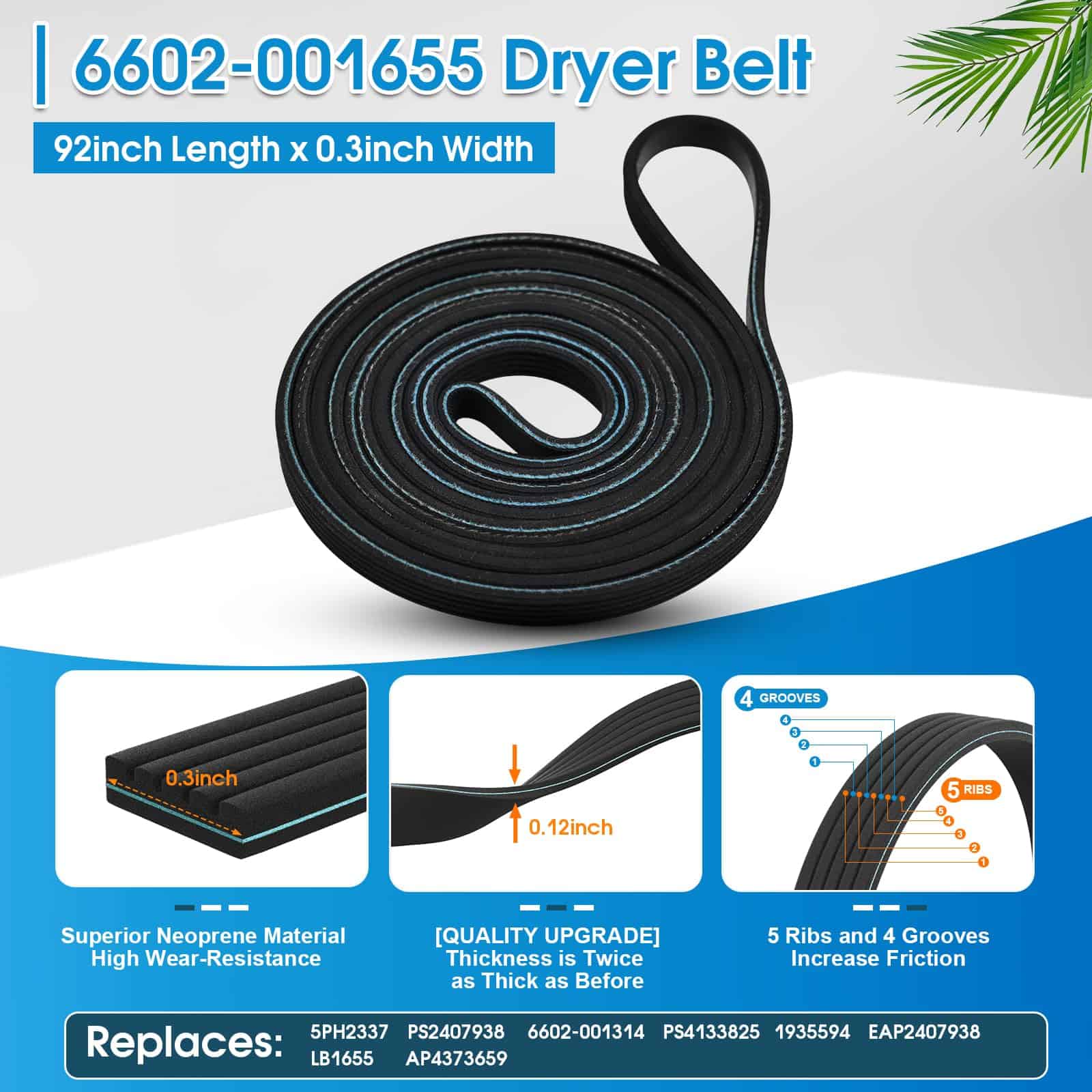 Kit de Reparación de Secadora de Tambor de Reemplazo para - Imagen 4