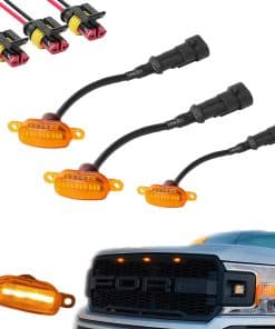 Luces de parrilla delantera para automóviles BASIKER para