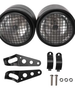 Aramox Doble Faro Delantero, Universal Motocicleta 8.5in