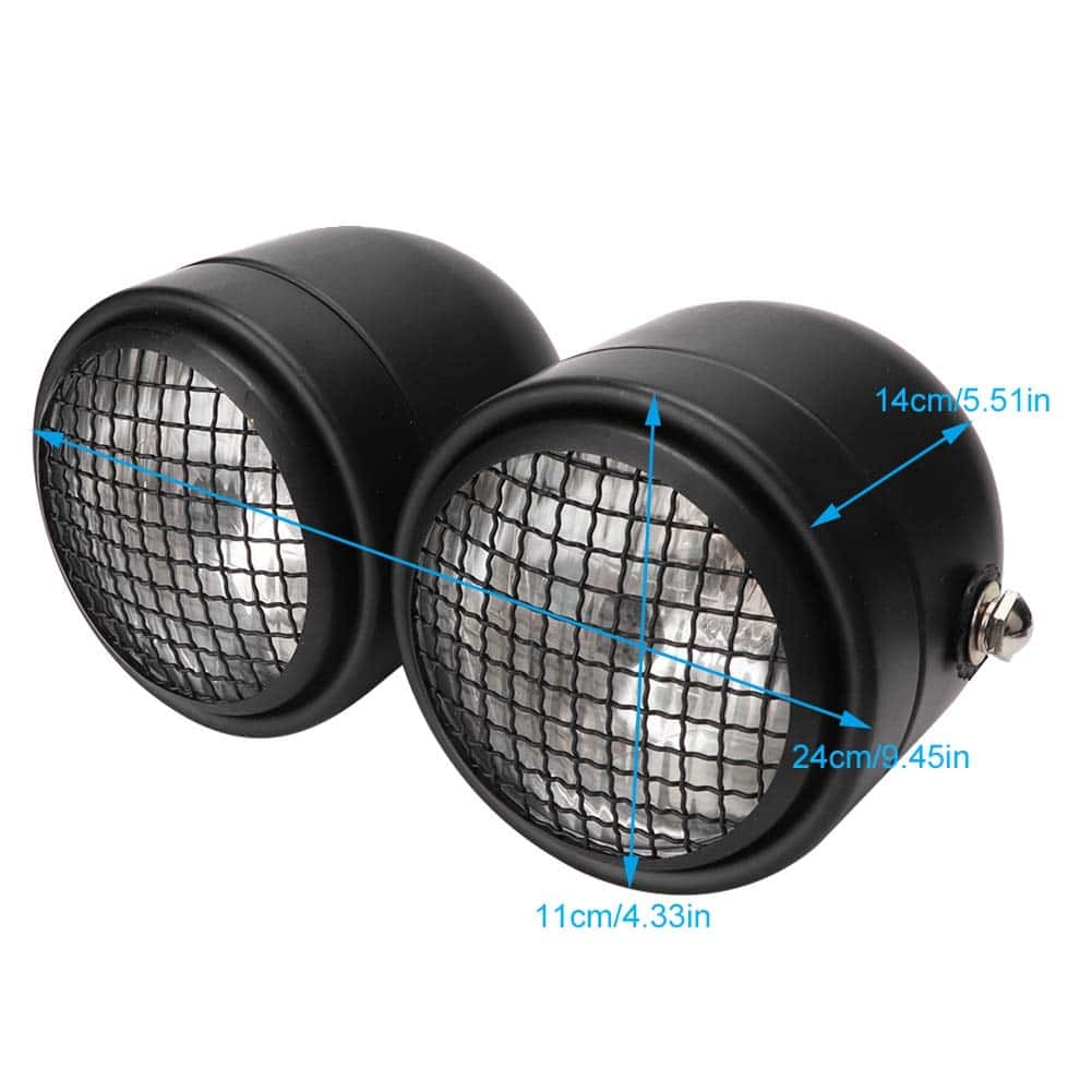 Aramox Doble Faro Delantero, Universal Motocicleta 8.5in - Imagen 3