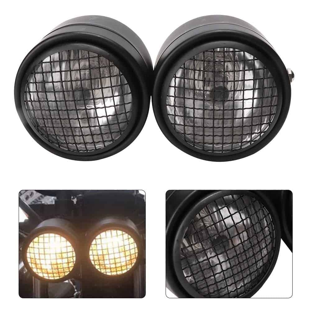 Aramox Doble Faro Delantero, Universal Motocicleta 8.5in - Imagen 4