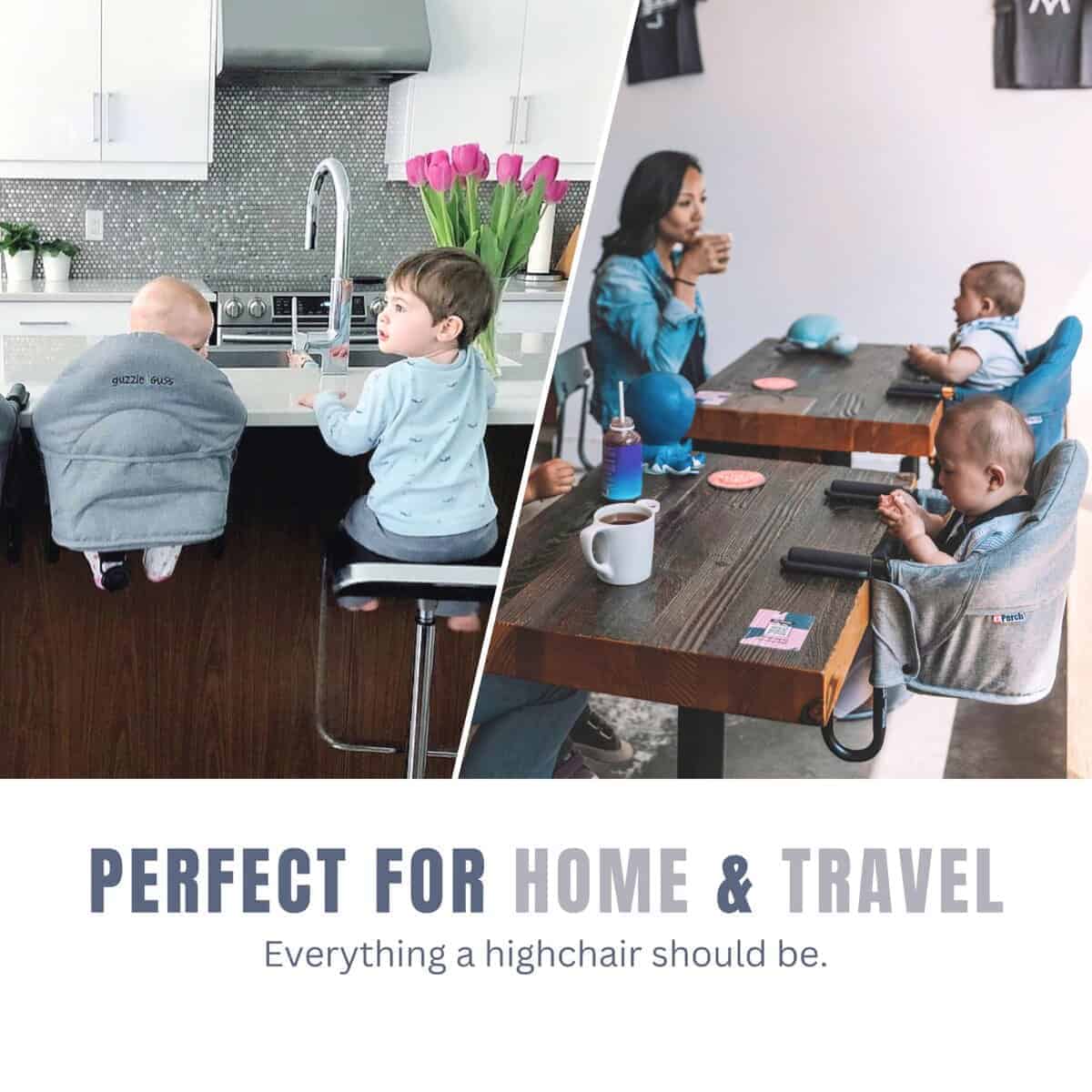 Silla alta portátil guzzie+Guss para bebés - Clip on - - Imagen 7