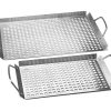 Outset 76630 Parrilla de Acero Inoxidable para Grill, Juego