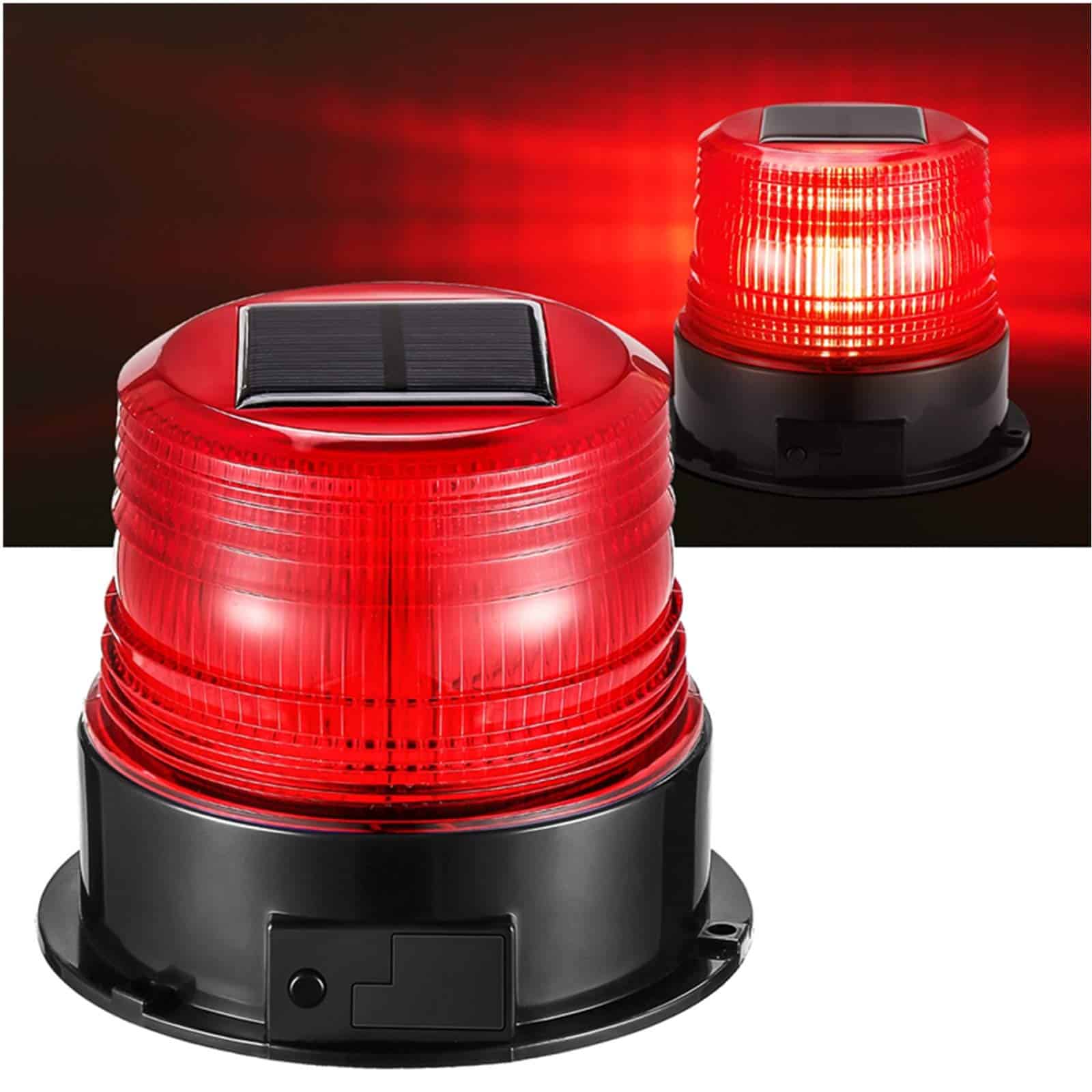 Luces Rojas de Emergencia con Montaje Magnético, Luz