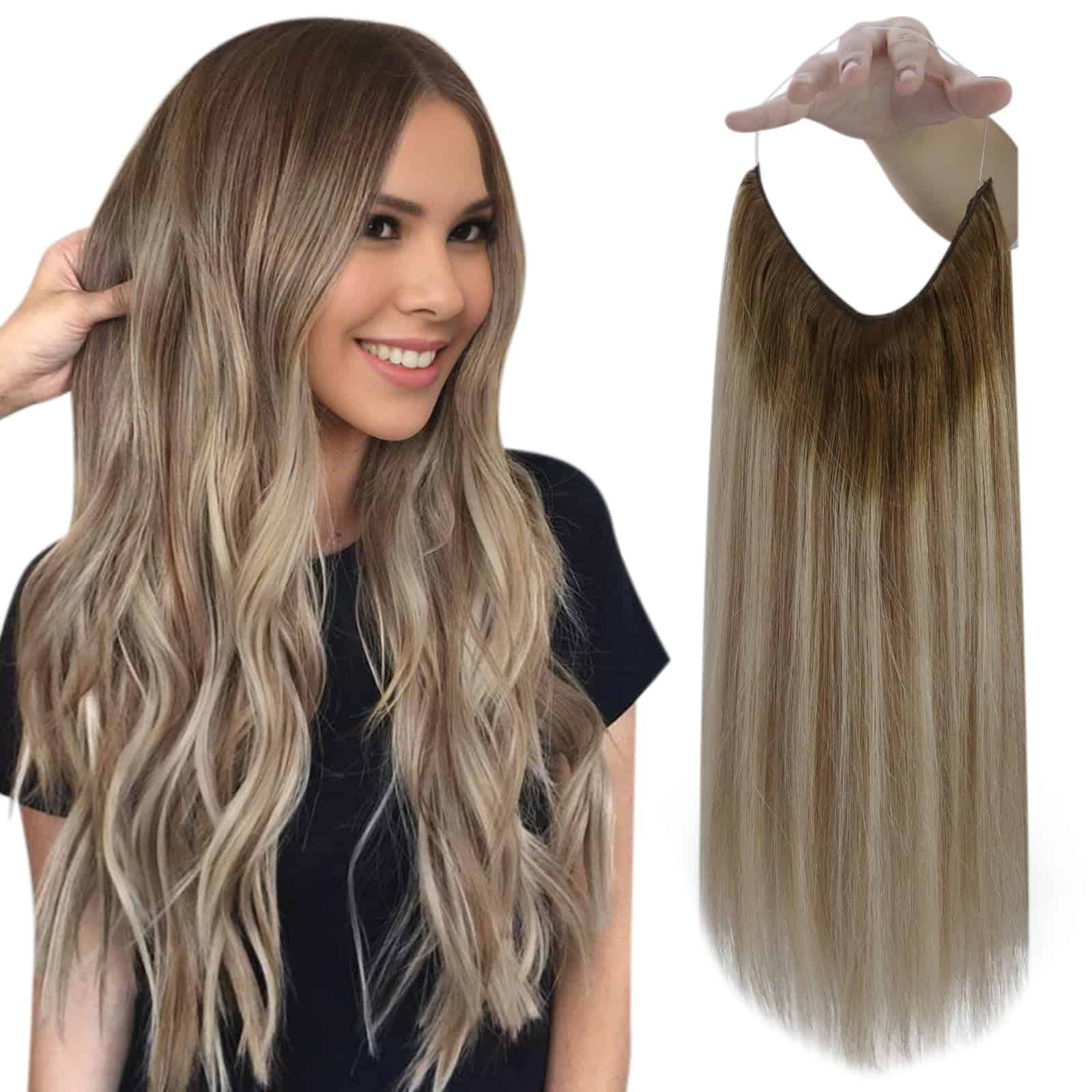Extensiones de Cabello Invisible Fshine de Cabello Humano