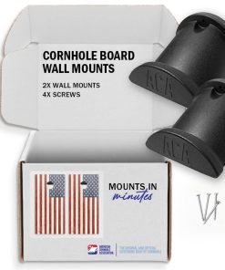 Organizador de pared oficial para tableros de cornhole de