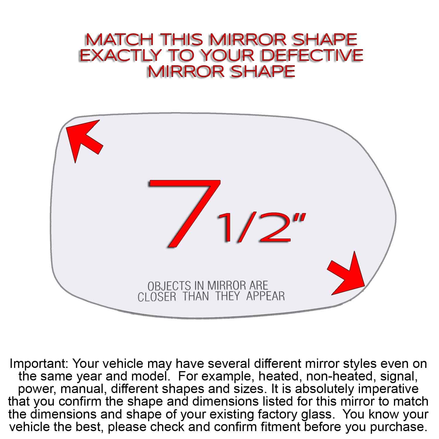 Ensamblaje del vidrio del espejo del lado del pasajero - Imagen 5